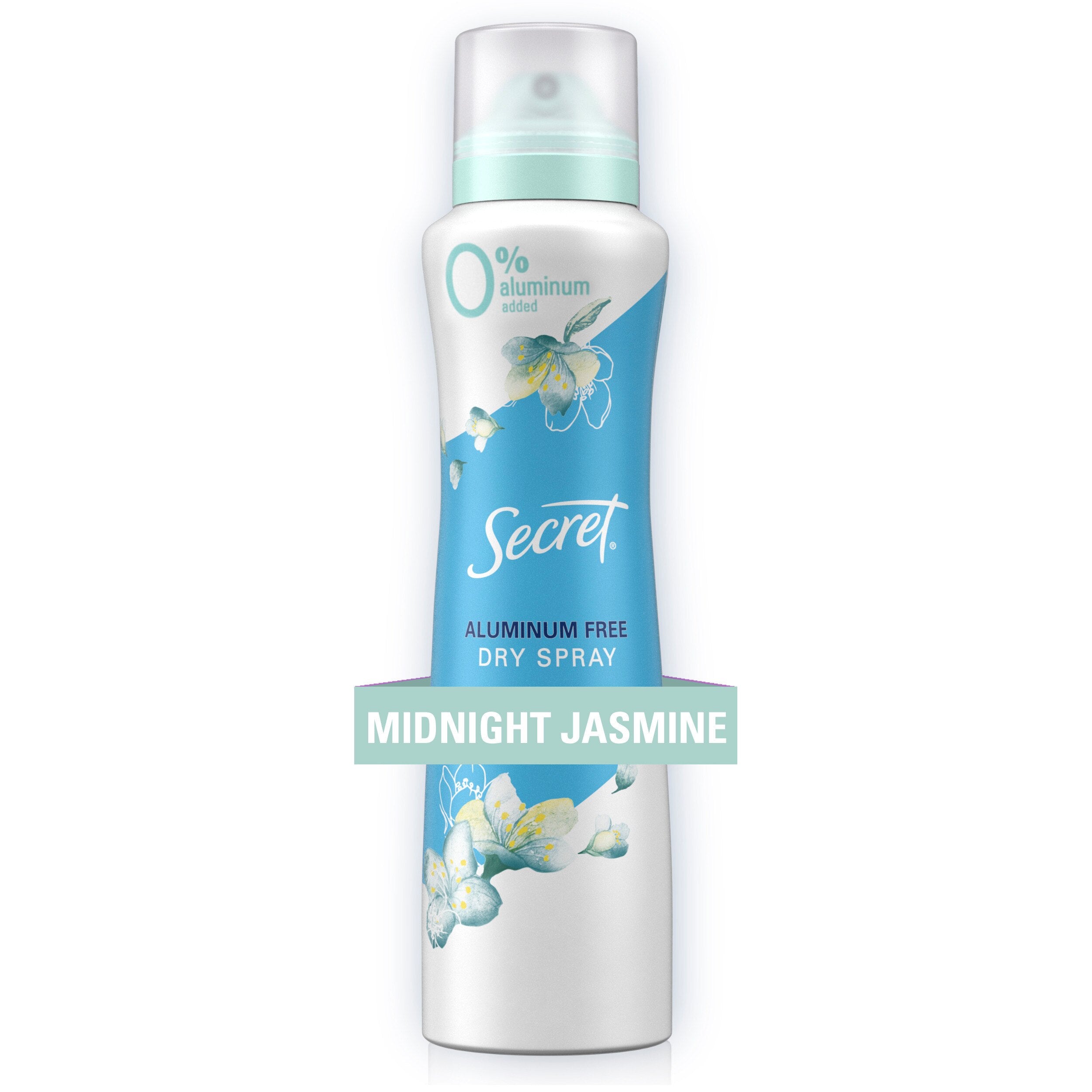 Secret Aluminum Free Dry Spray Women S Deodorant  Midnight Jasmine  4.1 Oz - Bellso
